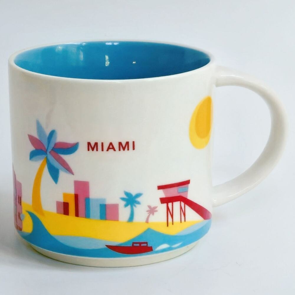 Starbucks Miami “You Are Here” Mug 2015 | Florida Souvenir Collectible